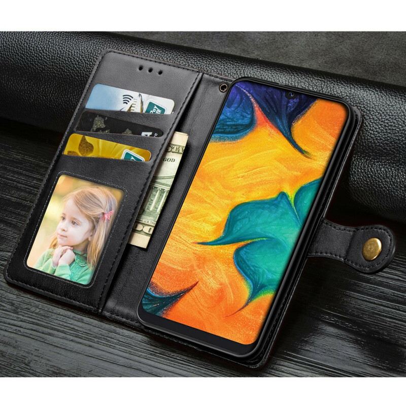 Fliptok Samsung Galaxy A30 Stílusú Bőr Üzlet