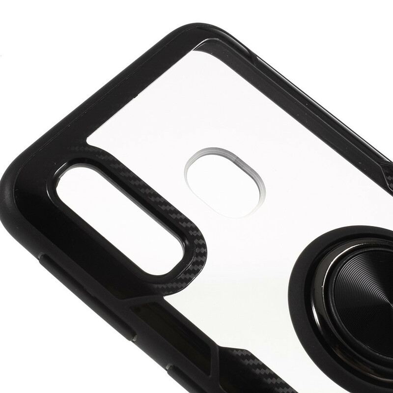 Tok Samsung Galaxy A30 Átlátszó. Ring-supporttal