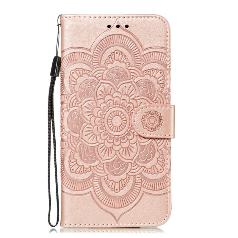 Fliptok / Bőrtok iPhone 11 szíjjal Full Strap Mandala