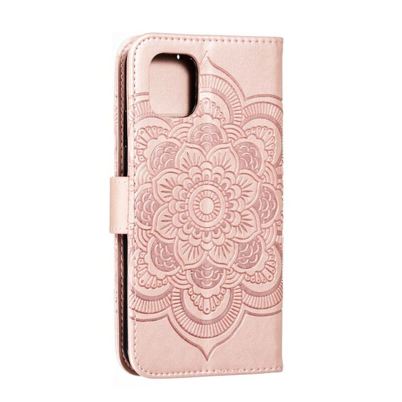 Fliptok / Bőrtok iPhone 11 szíjjal Full Strap Mandala