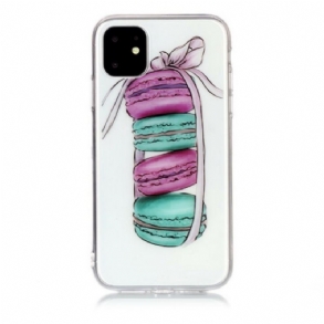 Tok iPhone 11 Átlátszó Gourmet Macarons