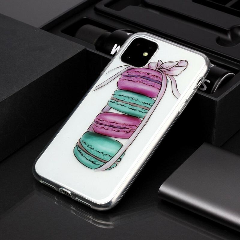 Tok iPhone 11 Átlátszó Gourmet Macarons