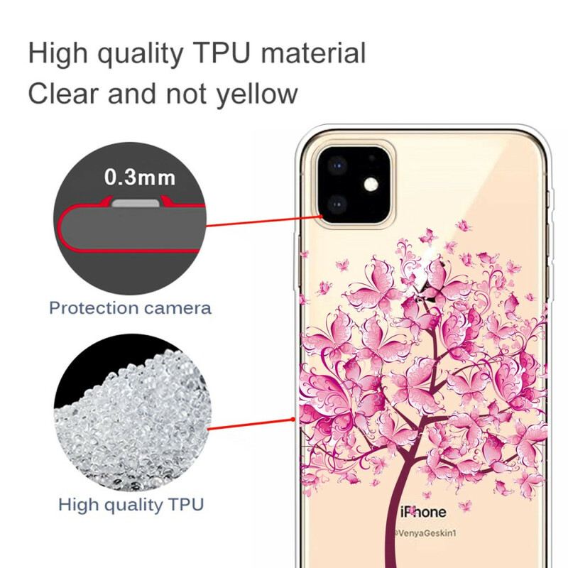 Tok iPhone 11 Pink Tree Top