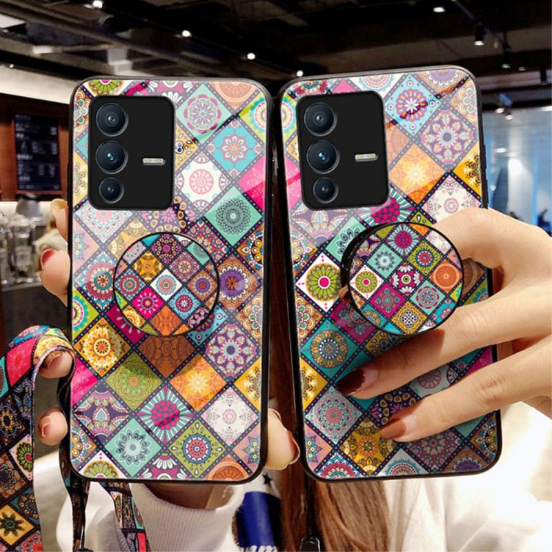 Tok Vivo V23 5G Patchwork Mágneses Tartó