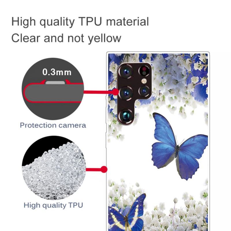 Tok Samsung Galaxy S22 Ultra 5G Design Pillangók