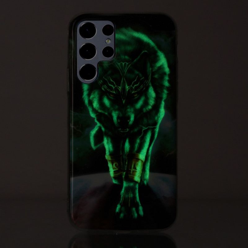 Tok Samsung Galaxy S22 Ultra 5G Fluoreszkáló Farkas