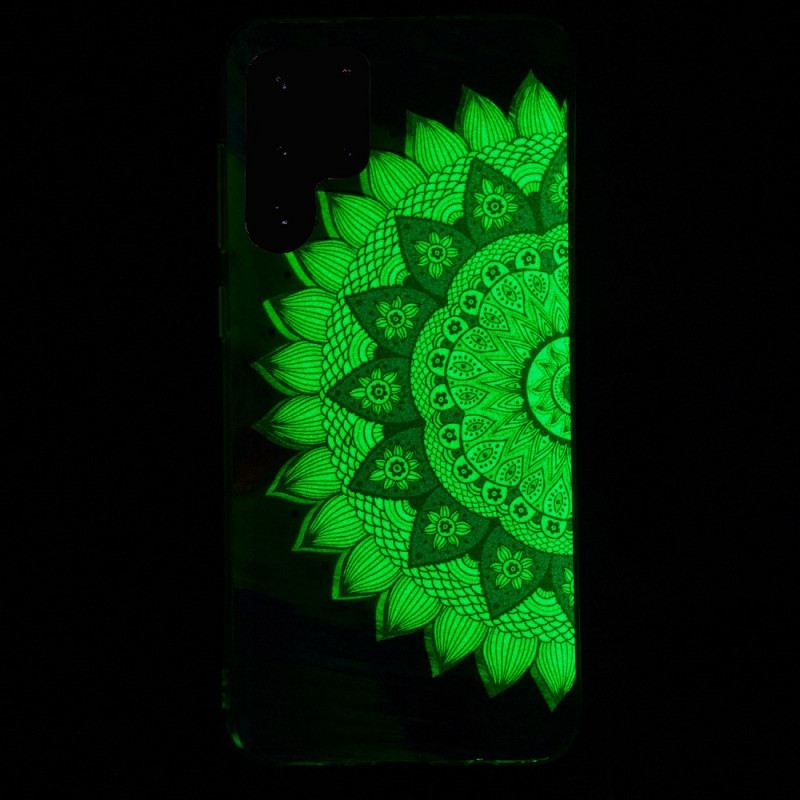 Tok Samsung Galaxy S22 Ultra 5G Fluoreszkáló Virágos Sorozat