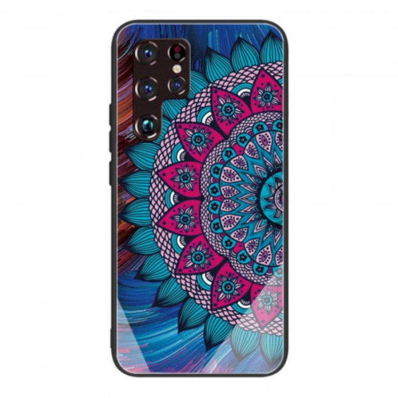 Tok Samsung Galaxy S22 Ultra 5G Mandala Edzett Üveg