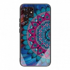 Tok Samsung Galaxy S22 Ultra 5G Mandala Edzett Üveg