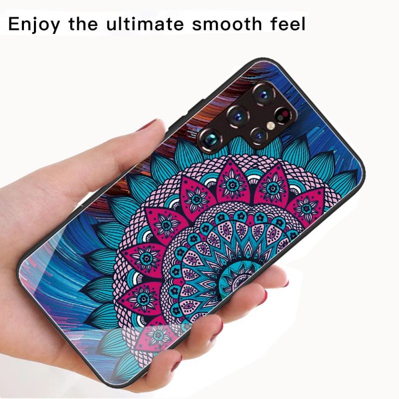 Tok Samsung Galaxy S22 Ultra 5G Mandala Edzett Üveg