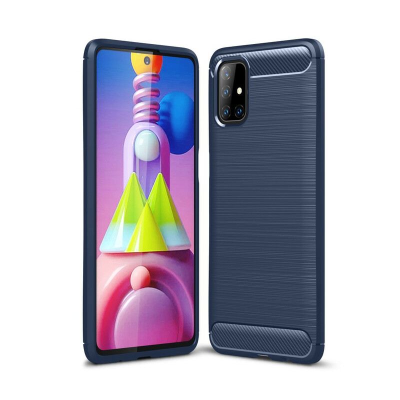 Tok Samsung Galaxy M51 Csiszolt Szénszálas