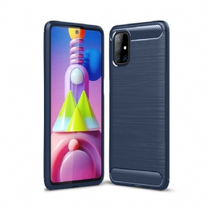 Tok Samsung Galaxy M51 Csiszolt Szénszálas