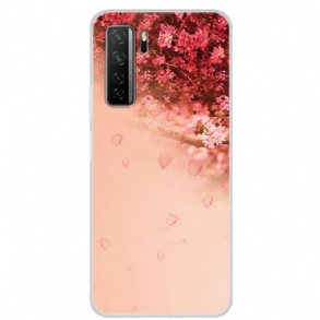 Tok Huawei P40 Lite 5G Varrat Nélküli Romantikus Fa