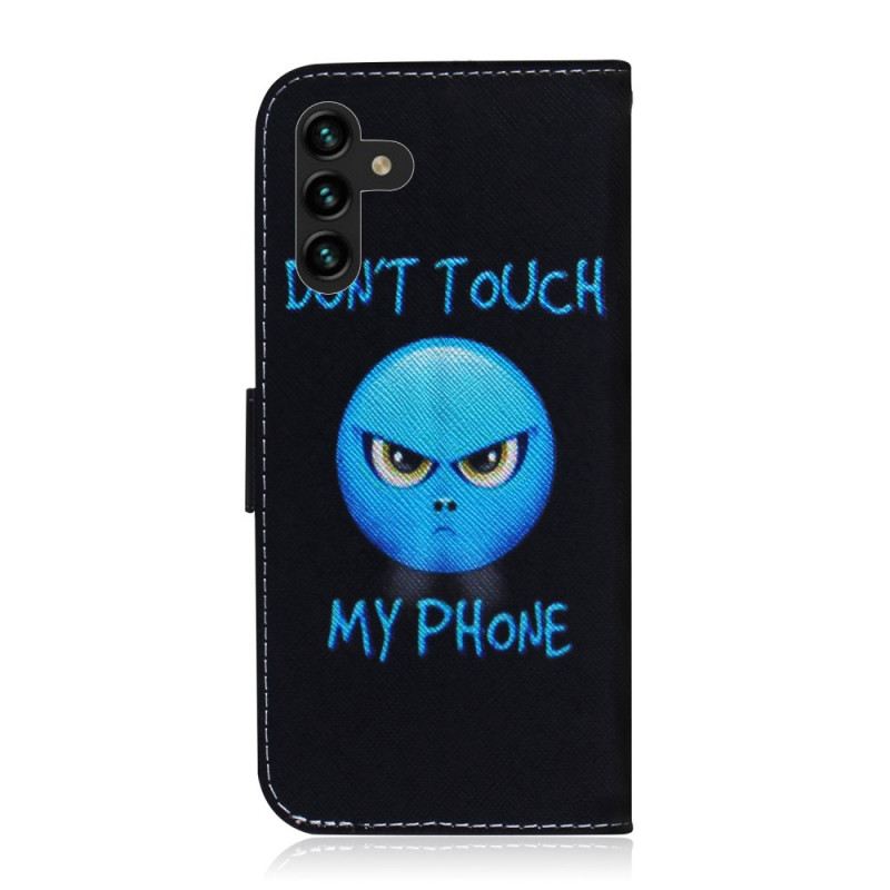 Fliptok / Bőrtok Samsung Galaxy A13 5G / A04s Emoji Telefon