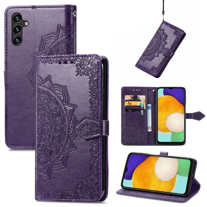 Fliptok / Bőrtok Samsung Galaxy A13 5G / A04s Mandala Középkor