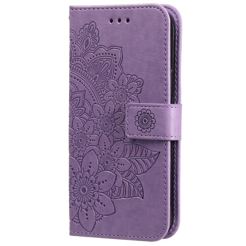 Fliptok / Bőrtok Samsung Galaxy A13 5G / A04s Virág Mandala