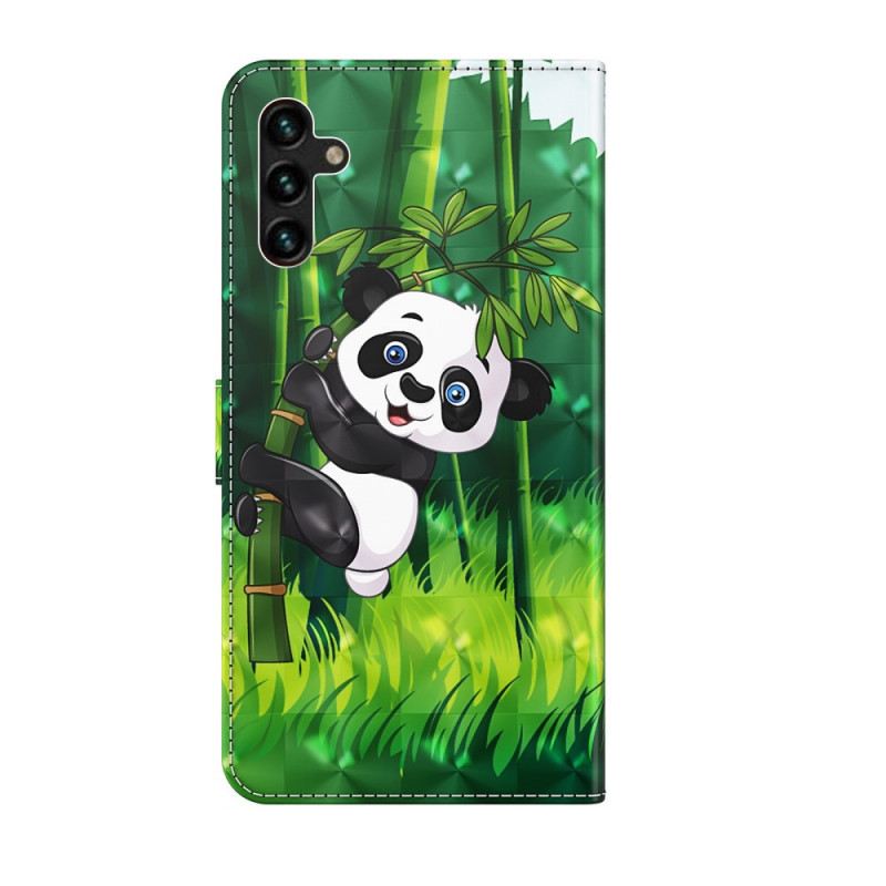 Fliptok Samsung Galaxy A13 5G / A04s Panda És Bambusz