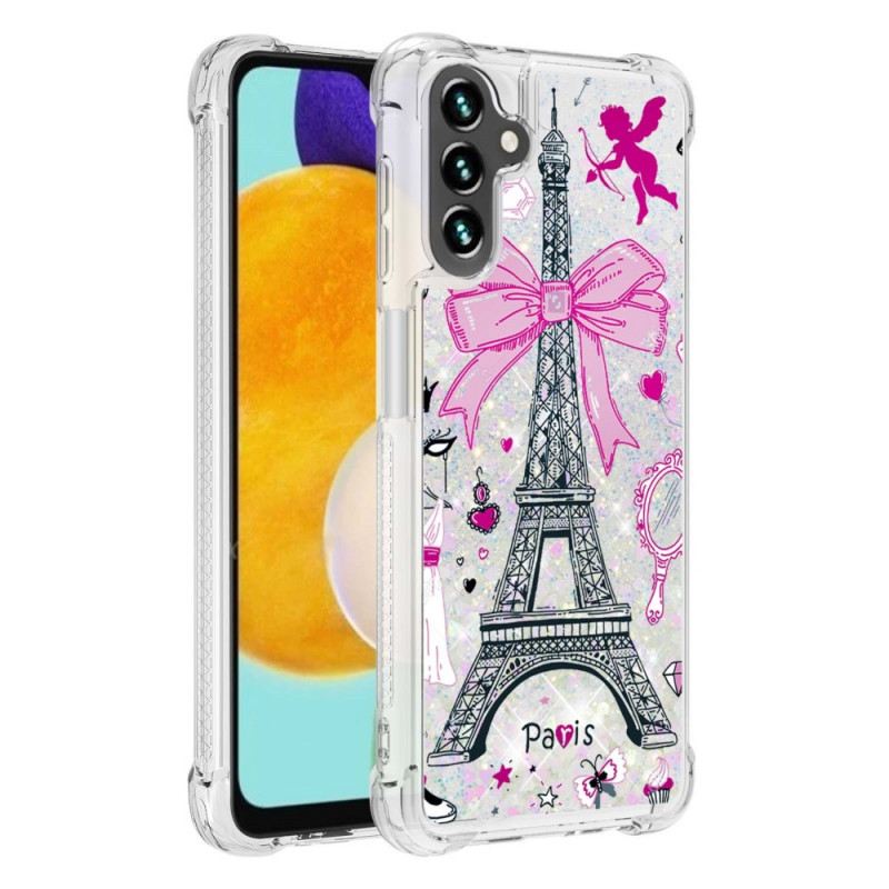 Tok Samsung Galaxy A13 5G / A04s Az Eiffel-torony Flitterei