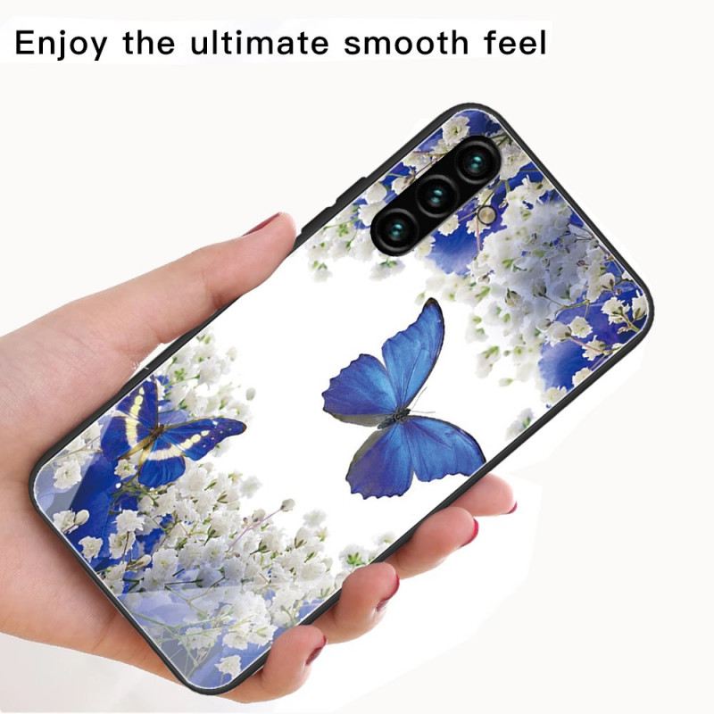 Tok Samsung Galaxy A13 5G / A04s Butterflies Design Edzett Üveg