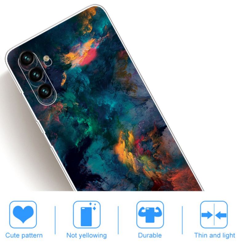 Tok Samsung Galaxy A13 5G / A04s Színes Felhők