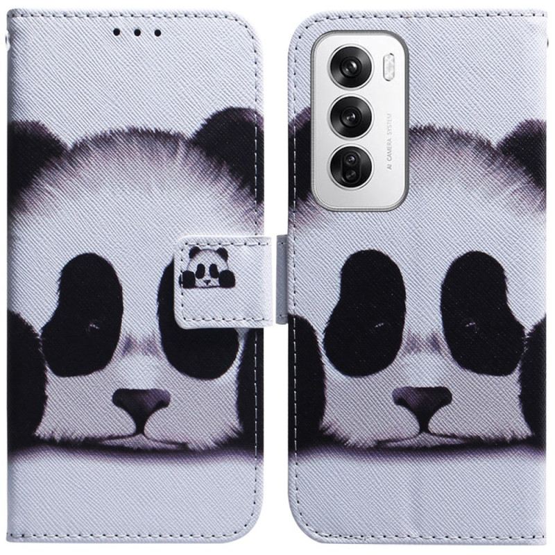 Bőrtok Oppo Reno 12 5g Panda