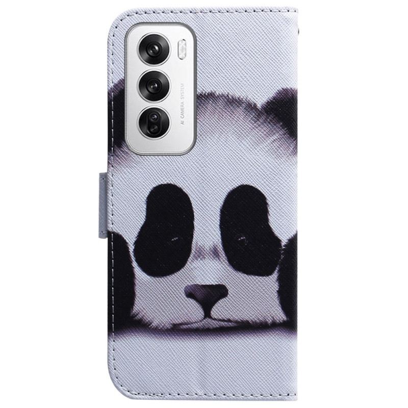 Bőrtok Oppo Reno 12 5g Panda