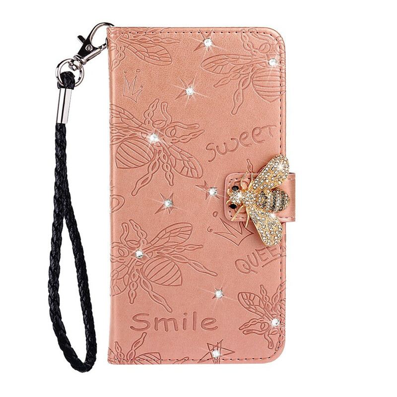 Fliptok / Bőrtok Samsung Galaxy A20s Smile Bee Charm