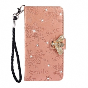 Fliptok / Bőrtok Samsung Galaxy A20s Smile Bee Charm