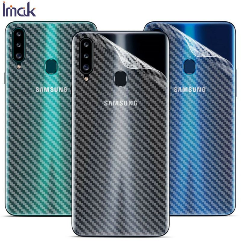 Hátvédő Fólia Samsung Galaxy A20S Stílusú Carbon Imak-Hoz