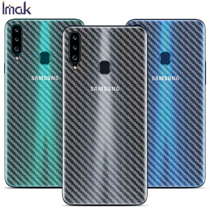 Hátvédő Fólia Samsung Galaxy A20S Stílusú Carbon Imak-Hoz