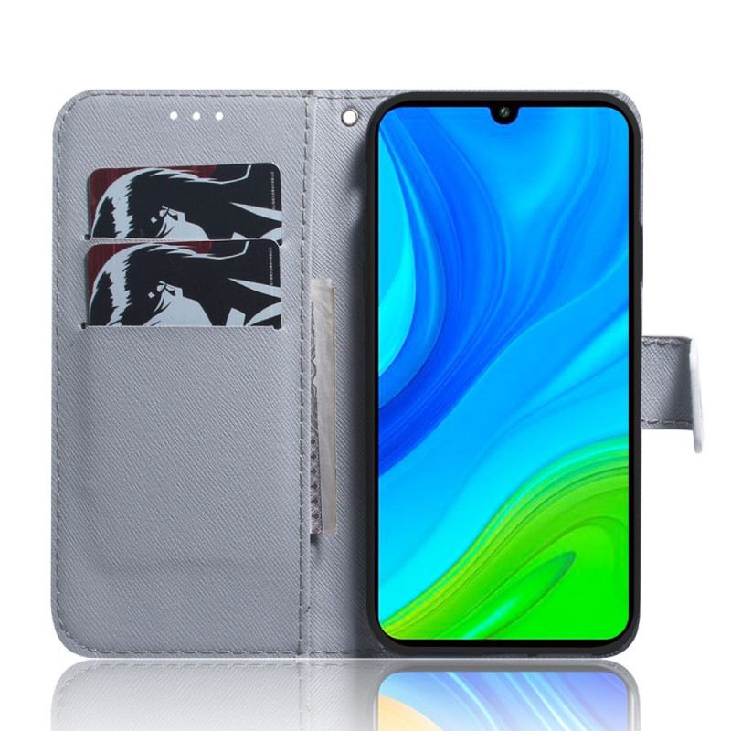 Fliptok / Bőrtok Xiaomi 12 Pro Baglyok Festése