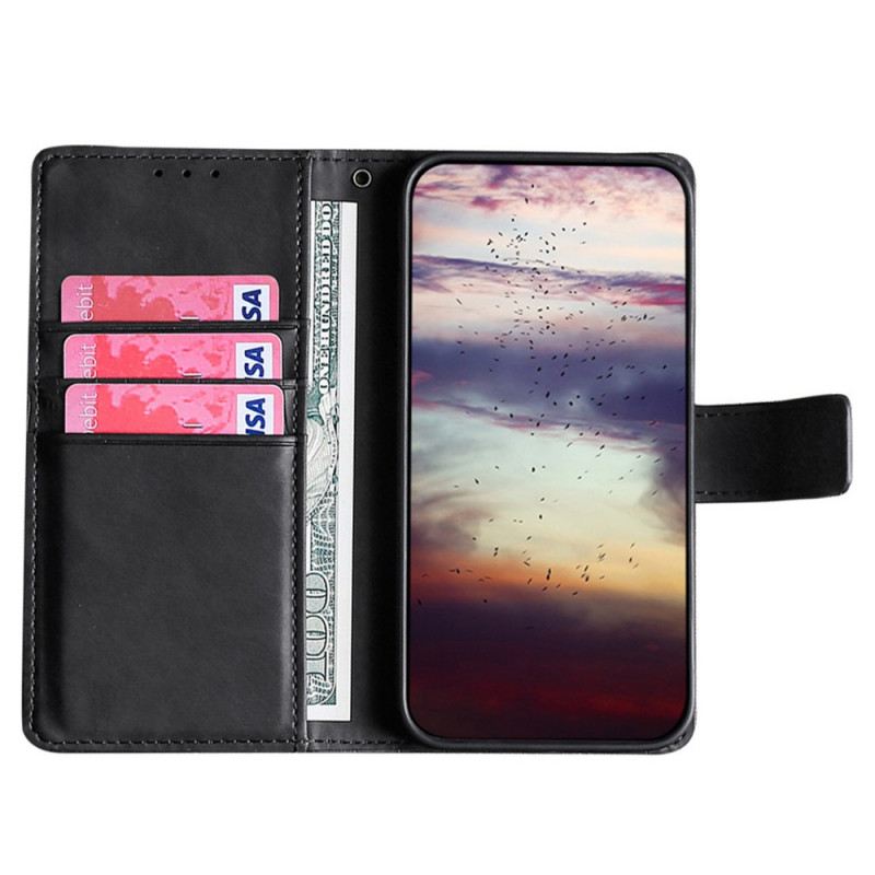 Fliptok / Bőrtok Xiaomi 12 Pro Skin-touch Krokodil