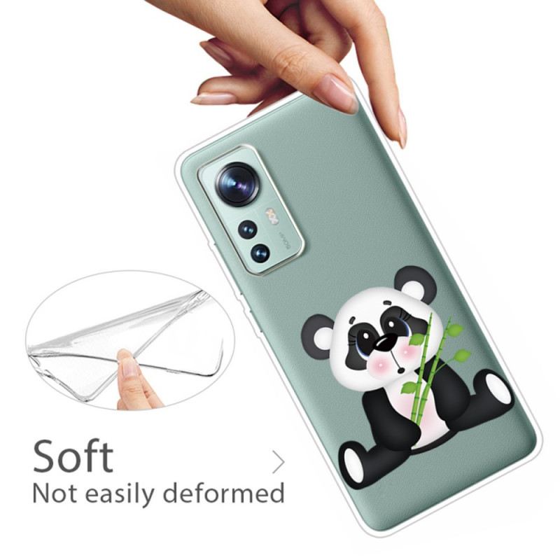 Telefontok Xiaomi 12 Pro Aranyos Panda Szilikon