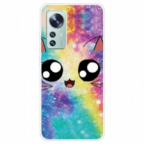 Tok Xiaomi 12 Pro Szilikon Cat Deco