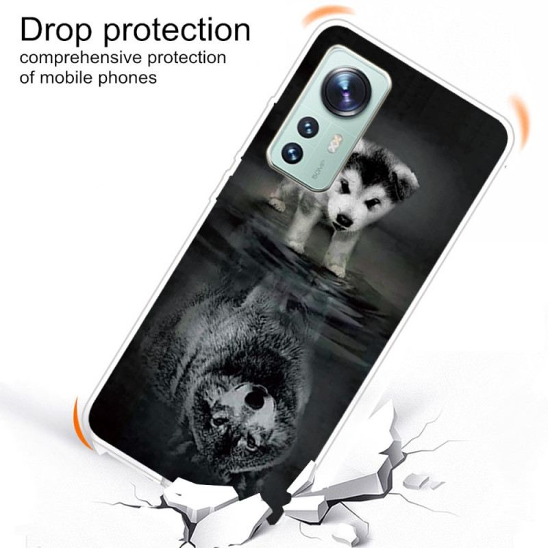 Tok Xiaomi 12 Pro Szilikon Puppy Dream