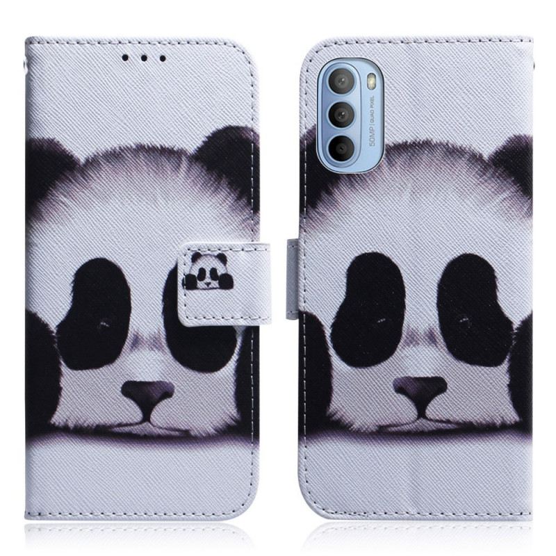 Fliptok / Bőrtok Moto G41 / G31 Panda Arc