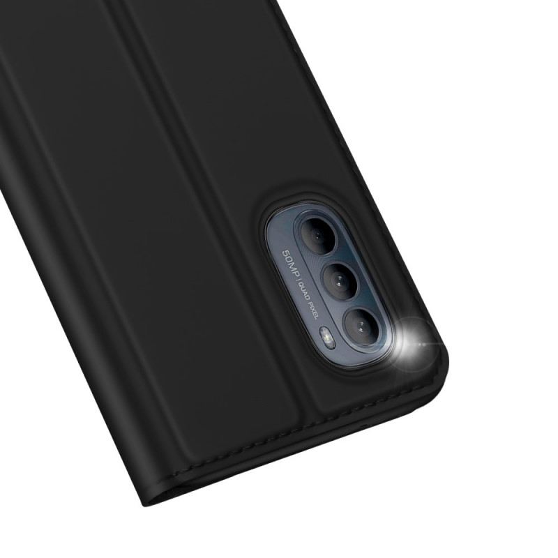 Fliptok Moto G41 / G31 Bőrtok Skin Pro Dux Ducis