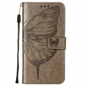 Fliptok / Bőrtok Samsung Galaxy A51 Butterfly Design Zsinórral