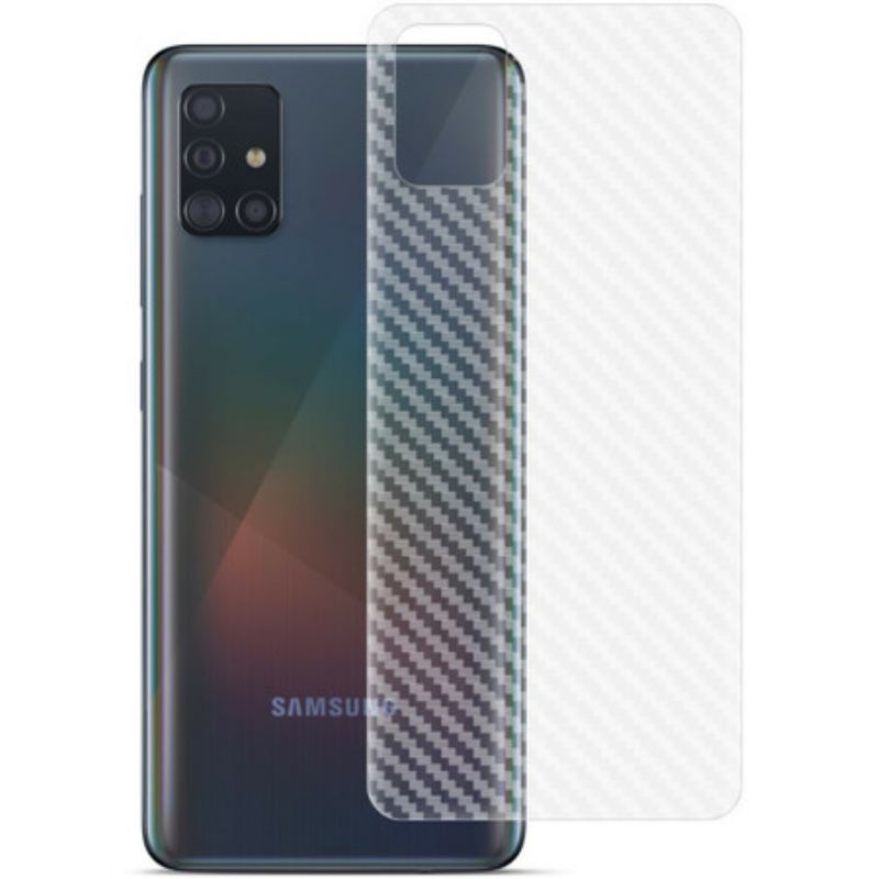 Hátvédő Fólia Samsung Galaxy A51 Carbon Style Imak Készülékhez