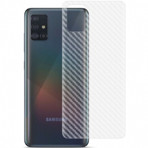 Hátvédő Fólia Samsung Galaxy A51 Carbon Style Imak Készülékhez