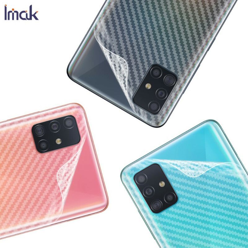 Hátvédő Fólia Samsung Galaxy A51 Carbon Style Imak Készülékhez