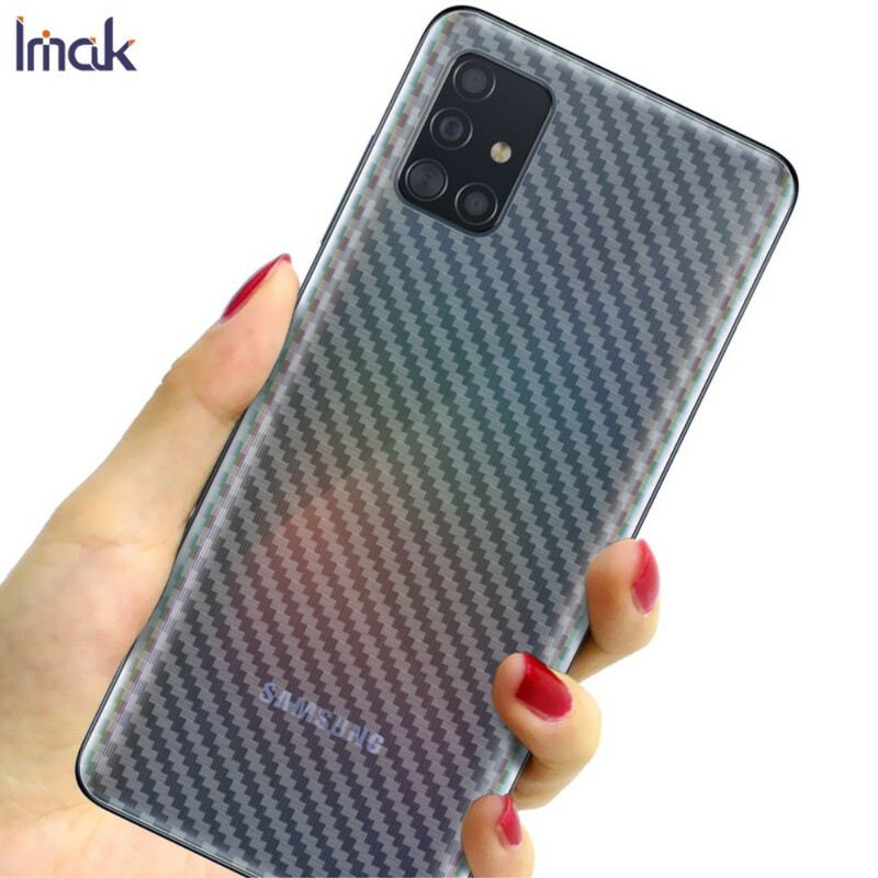 Hátvédő Fólia Samsung Galaxy A51 Carbon Style Imak Készülékhez