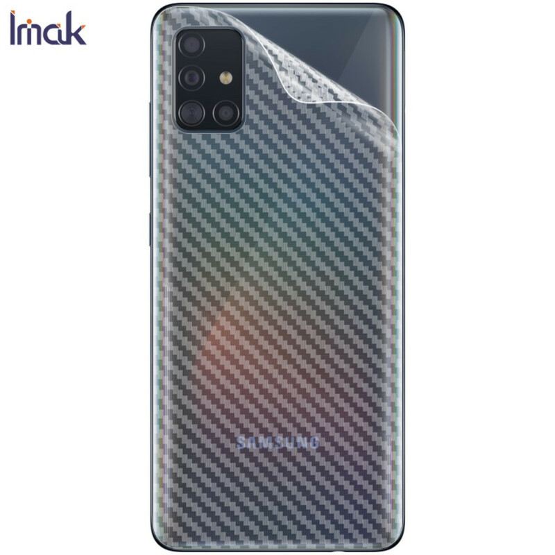 Hátvédő Fólia Samsung Galaxy A51 Carbon Style Imak Készülékhez