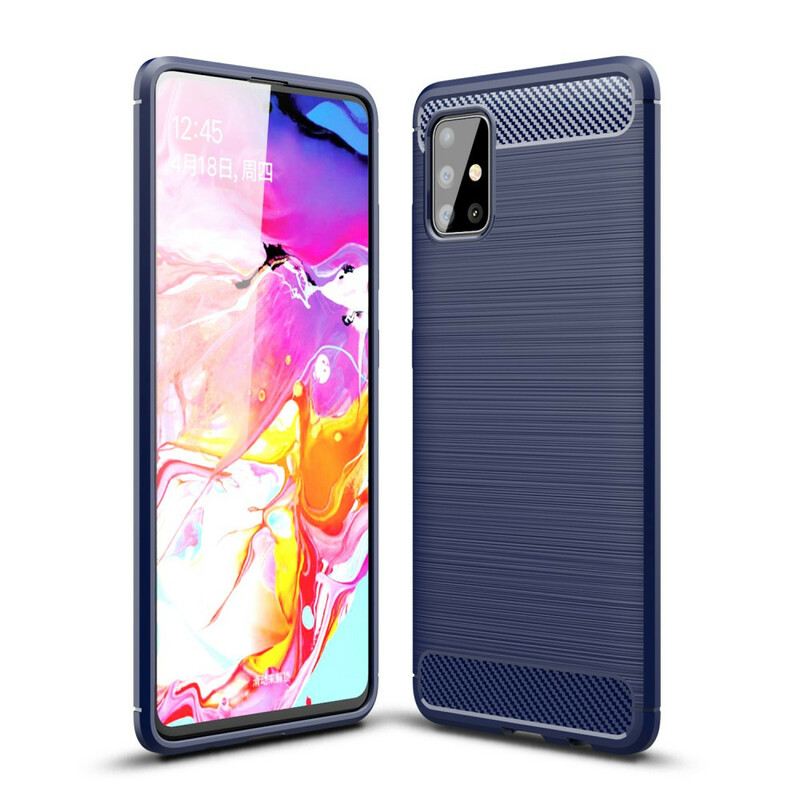 Telefontok Samsung Galaxy A51 Csiszolt Szénszálas