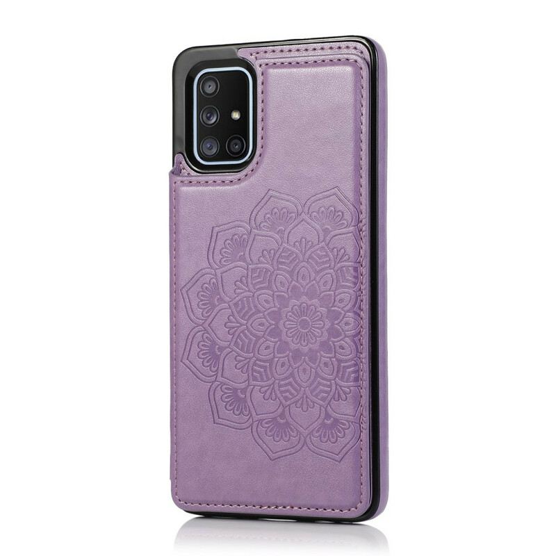 Telefontok Samsung Galaxy A51 Mandala Print Kártyatartó