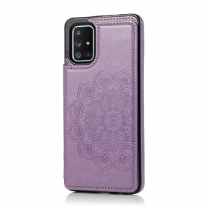 Telefontok Samsung Galaxy A51 Mandala Print Kártyatartó