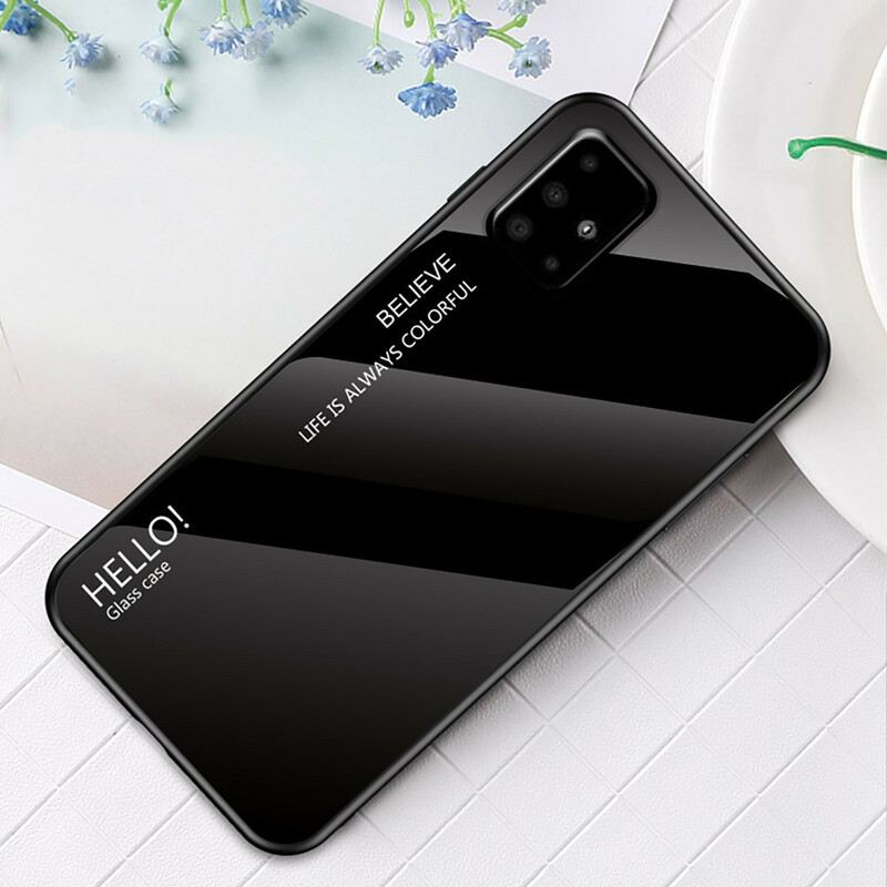 Tok Samsung Galaxy A51 Edzett Üveg Hello