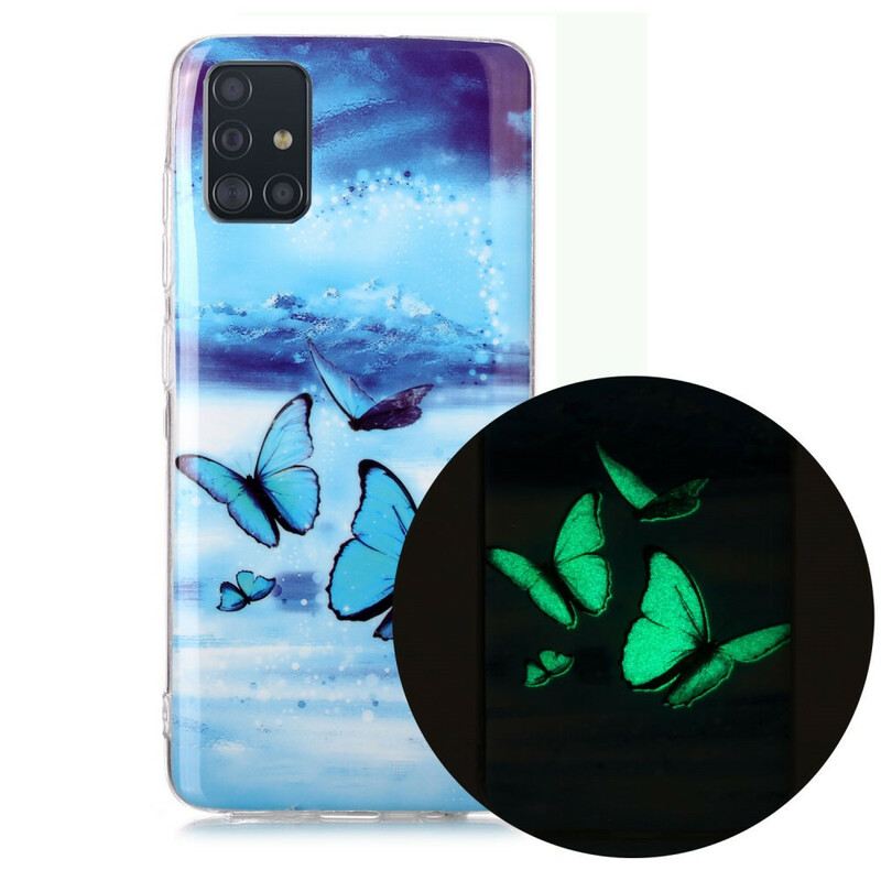 Tok Samsung Galaxy A51 Fluoreszkáló Pillangók Sorozat