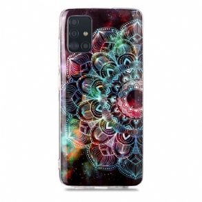 Tok Samsung Galaxy A51 Fluoreszkáló Virágos Sorozat