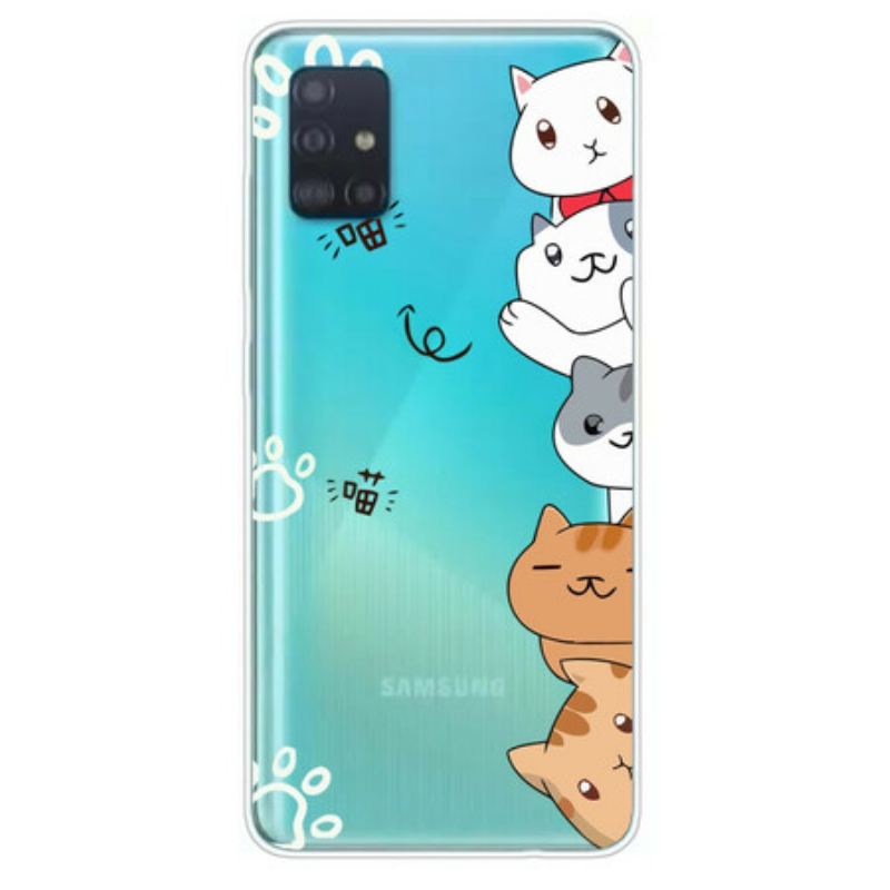 Tok Samsung Galaxy A51 Hello Cats